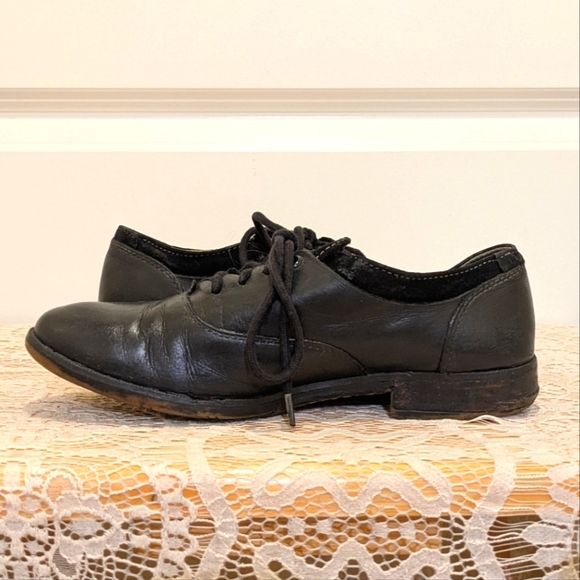 Vintage Hush Puppies 6.5 Women's Leather and Suede Oxfords - Picture 8 of 11